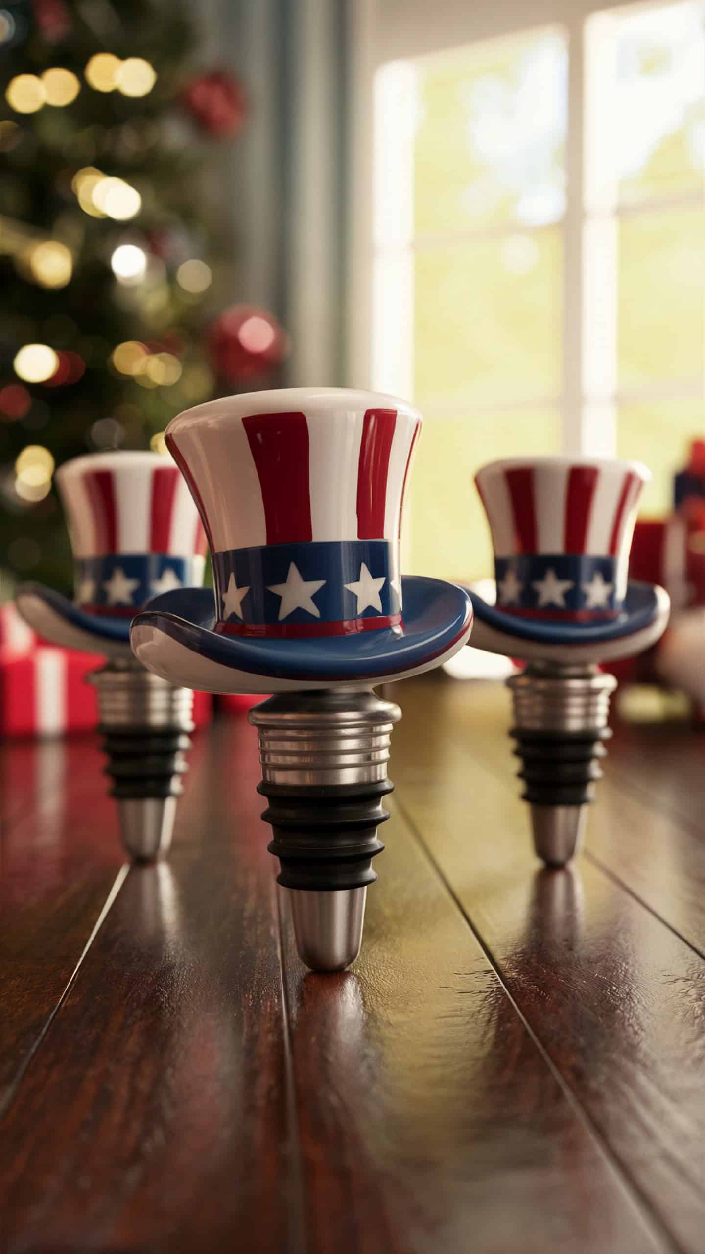 Uncle Sam Hat Bottle Stoppers