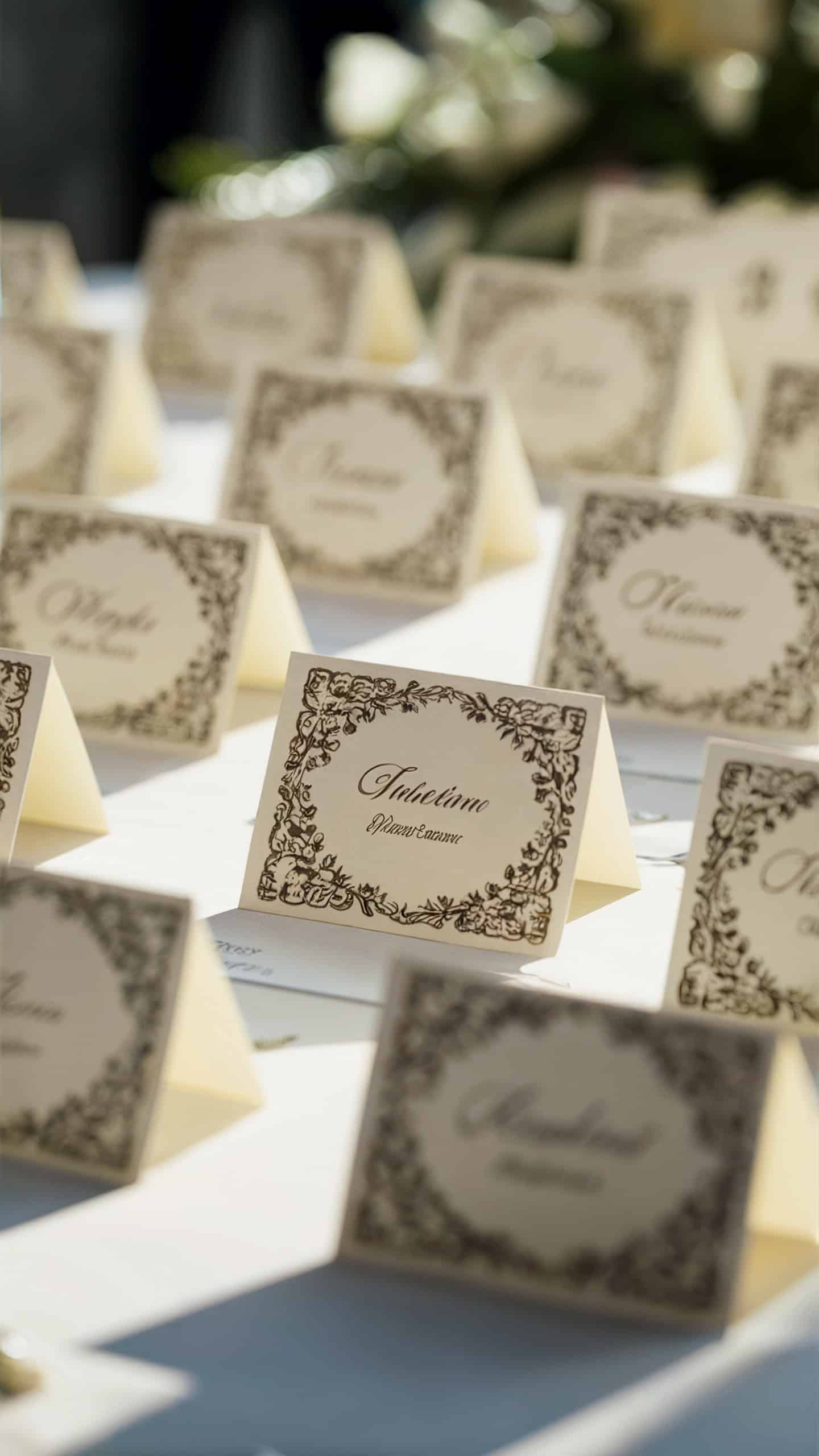 Victorian Place Cards