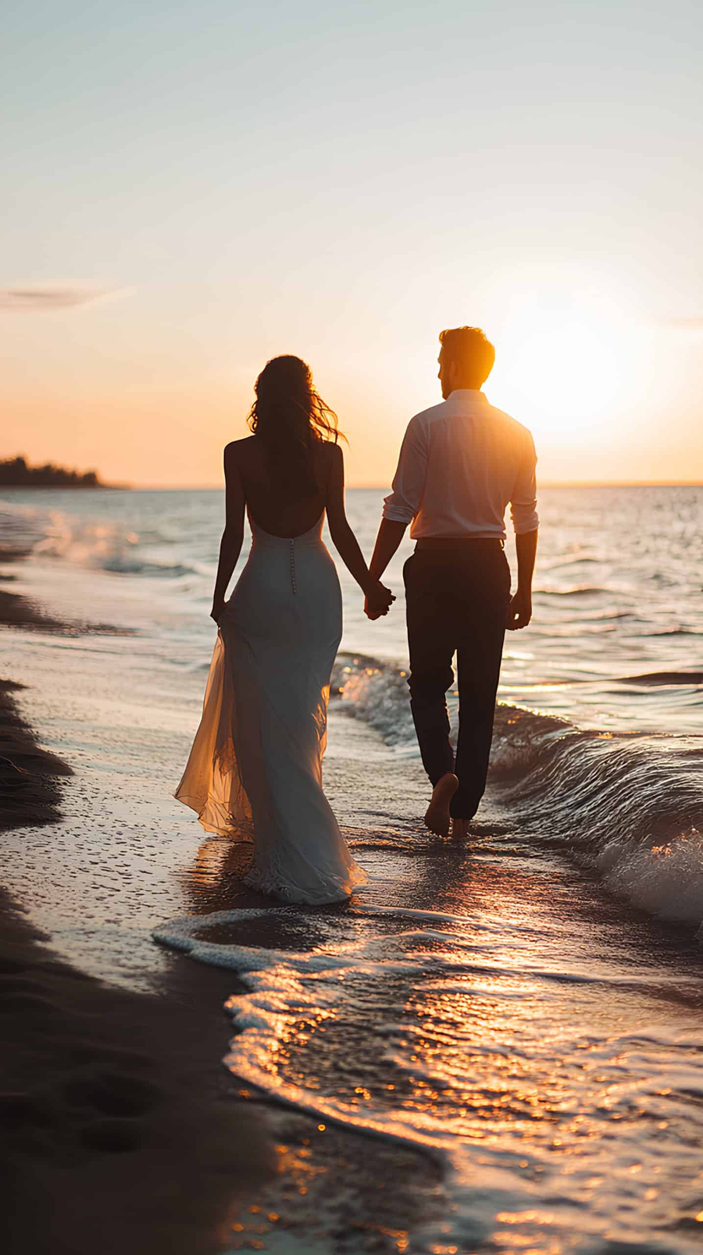 Walking Along the Shoreline