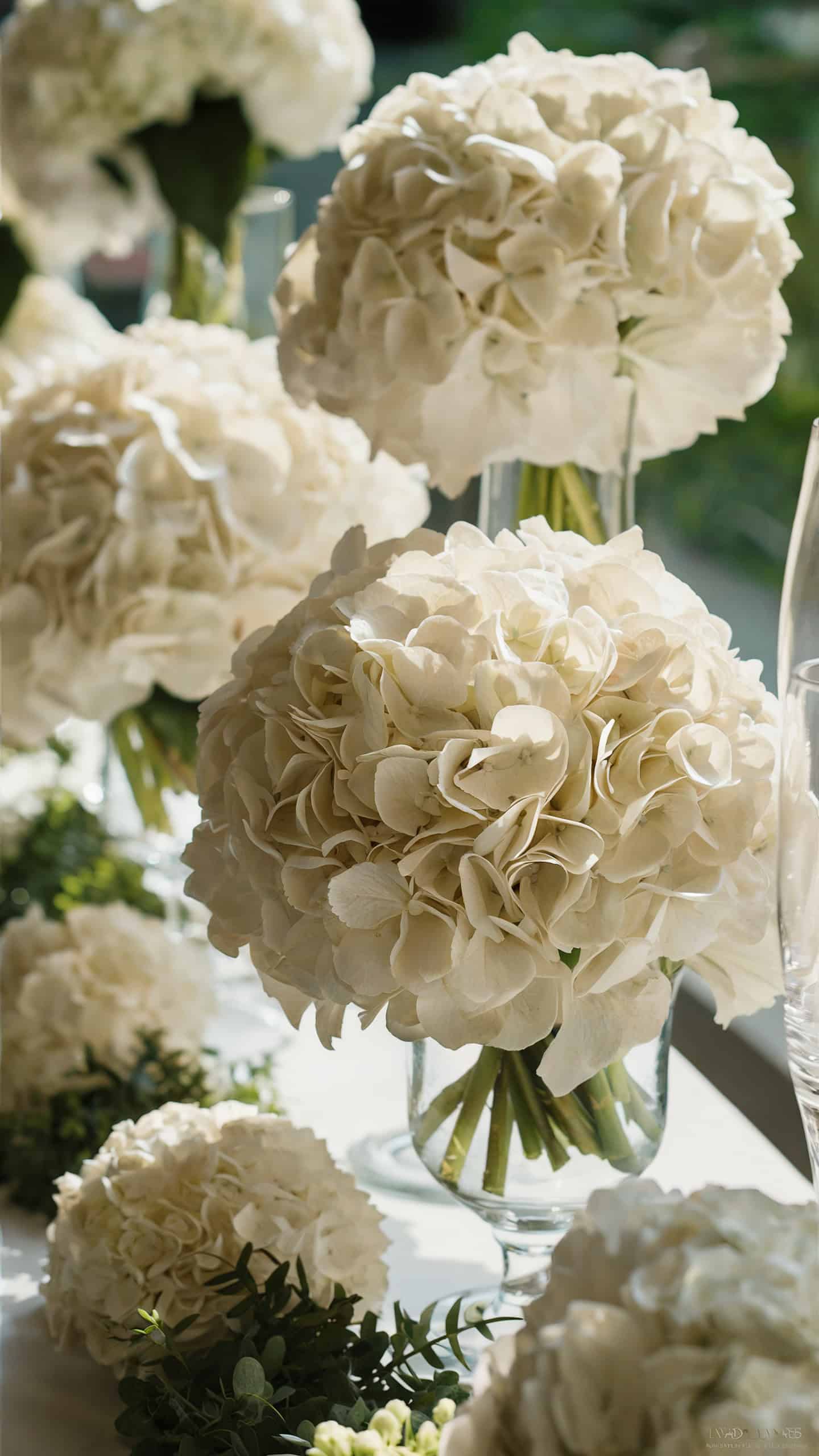 White Hydrangea Bouquets