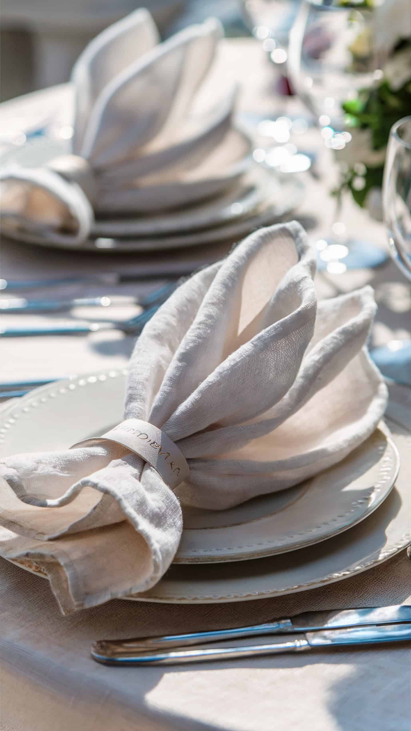 White Linen Napkins