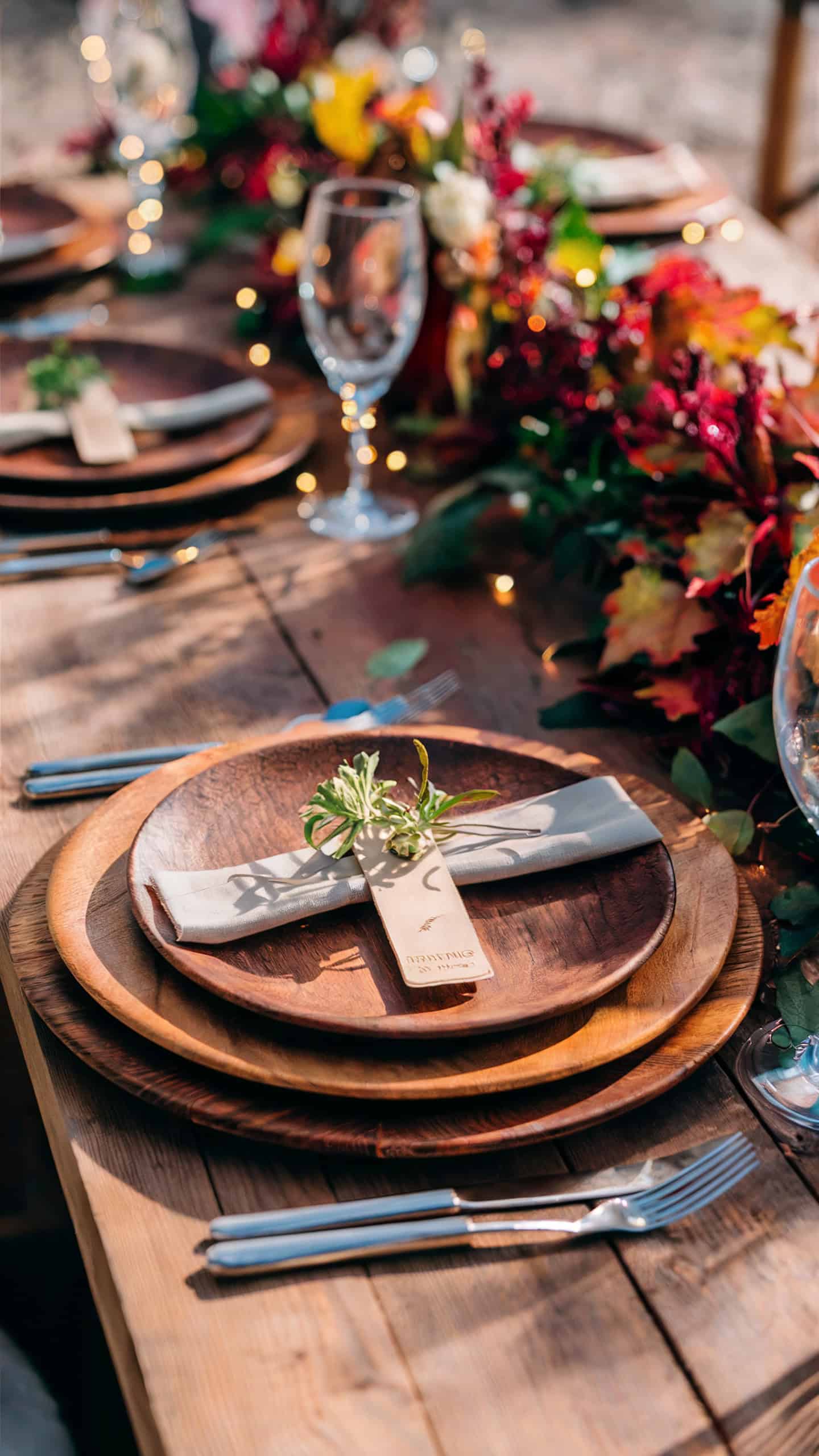 Wooden Charger Plates