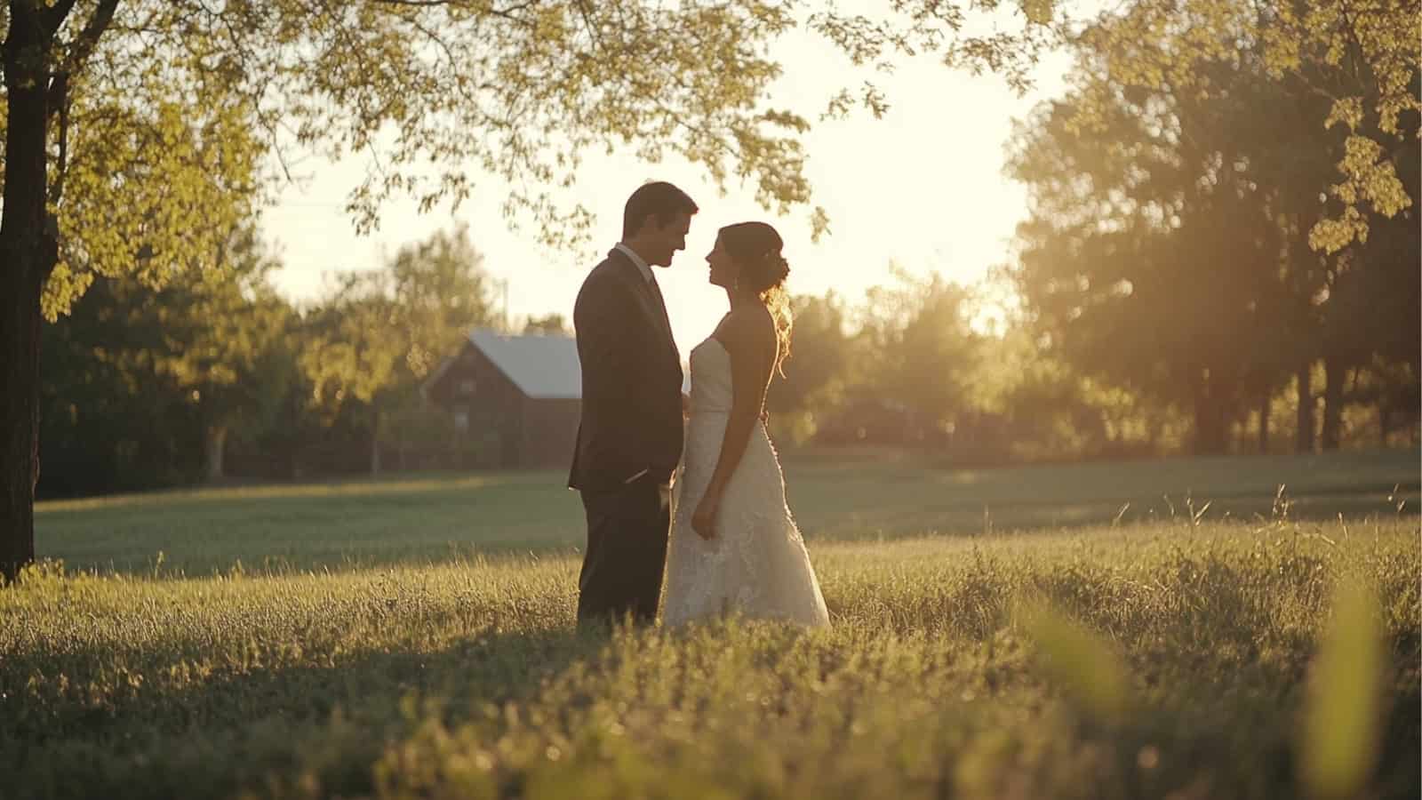 bride and groom pictures country