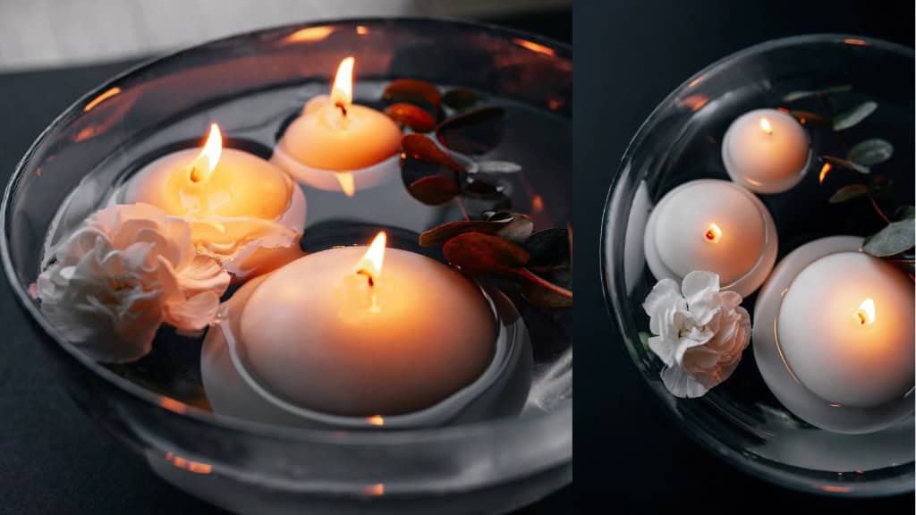3-Pack Elegant Soy Wax Floating Candles