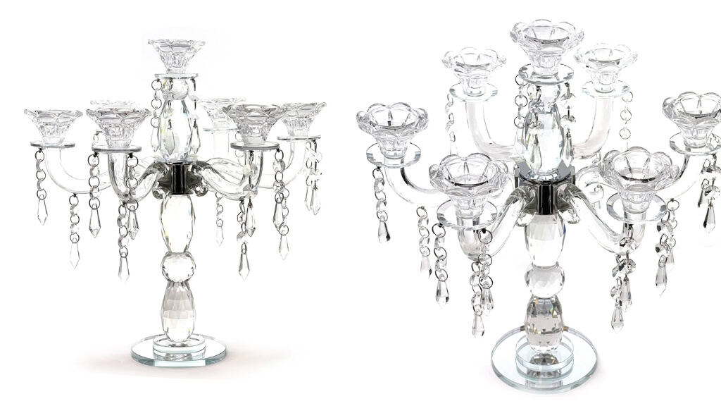 Allgala 7-Arm Crystal Candelabra
