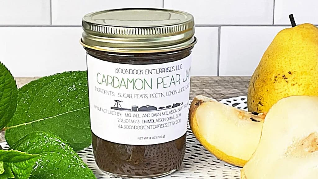 Cardamom Pear Jam