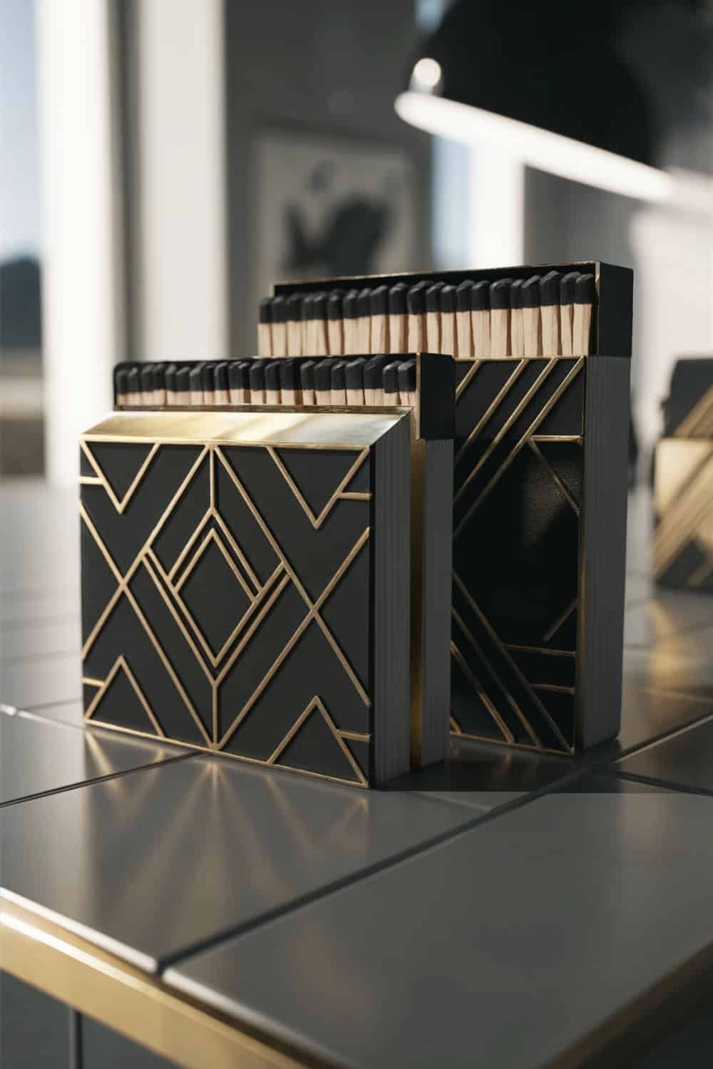 Chic Geometric Matchbooks
