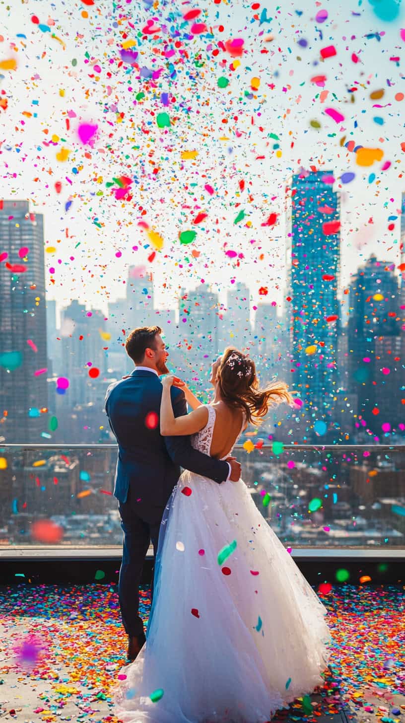Confetti Toss Moment