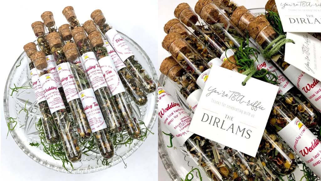 Custom Blended Herbal Tea Vials