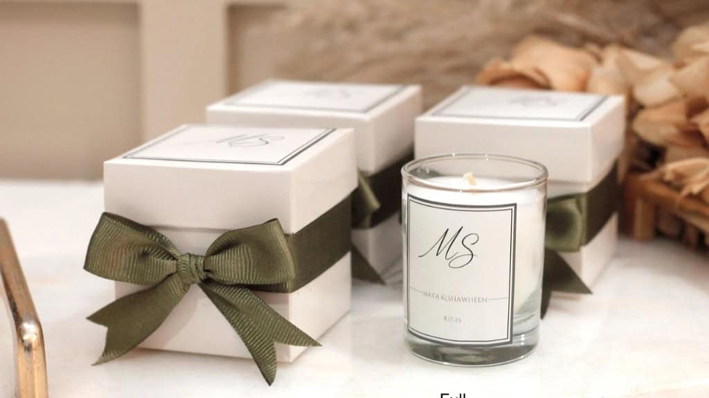 Custom Name Personalized Candle