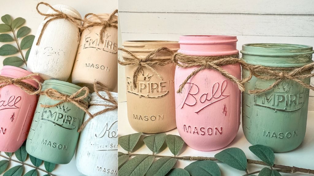 Custom Painted Mason Jars