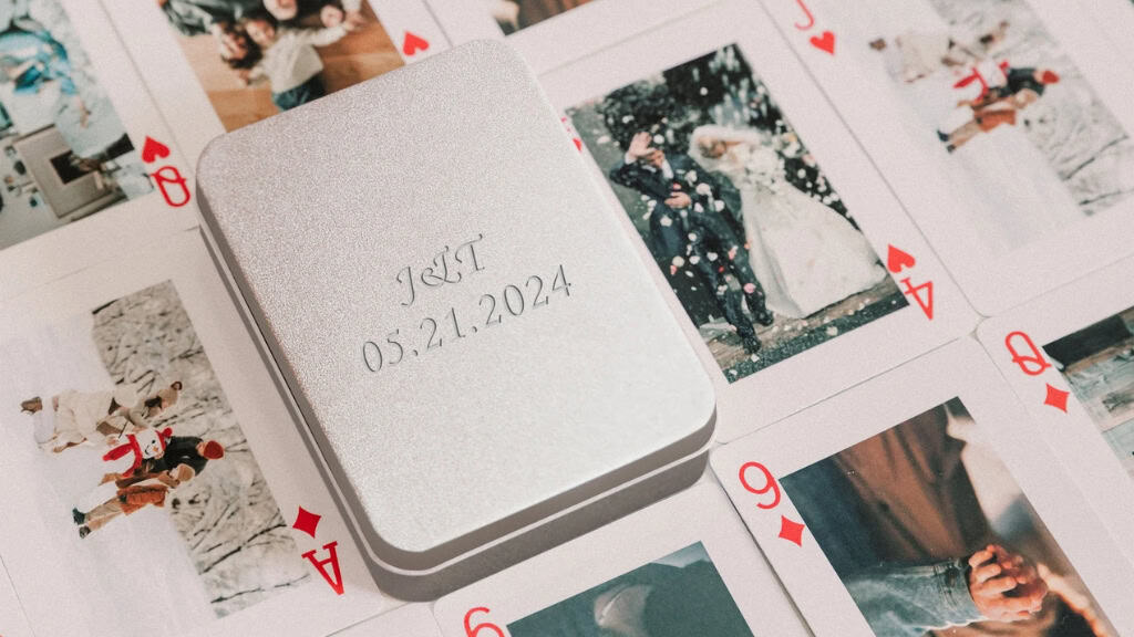 Custom Wedding Guestbook Playing Cards