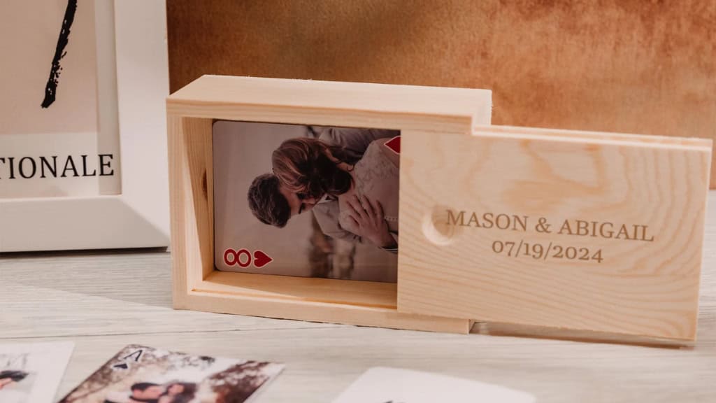 Custom Wedding Playing Cards