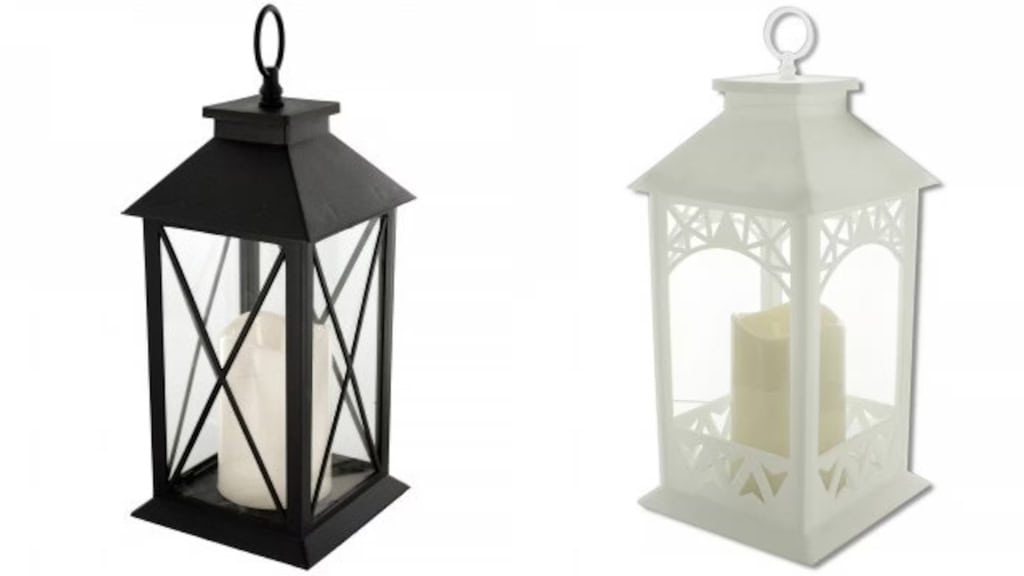 Elegant Decorative LED Lantern with Candle