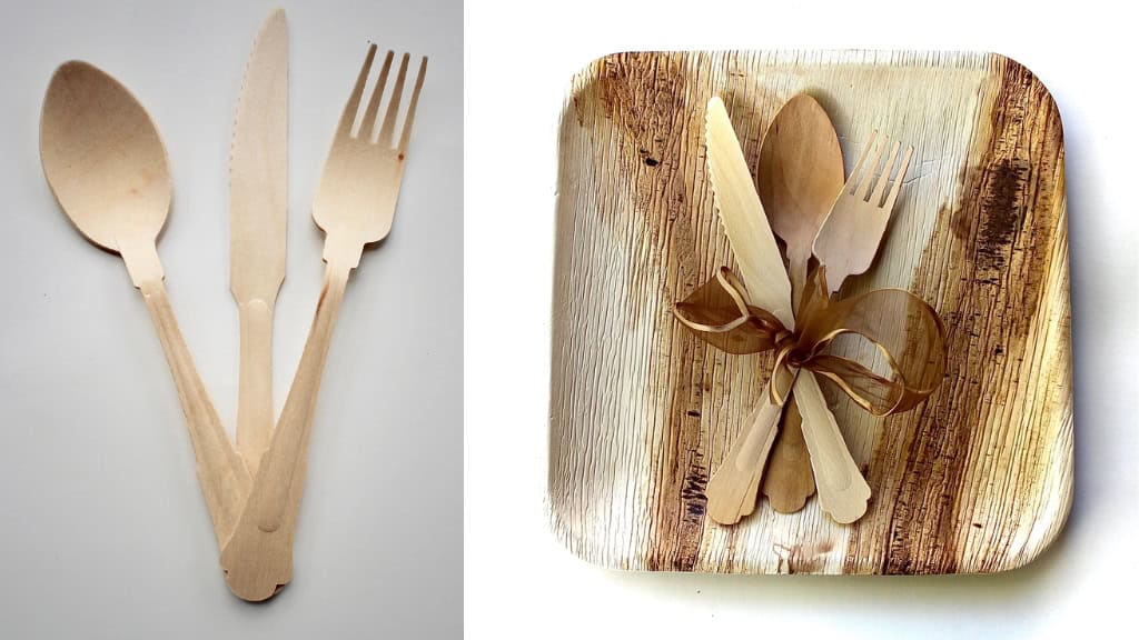 Eco-Friendly Birch Wood Cutlery Set