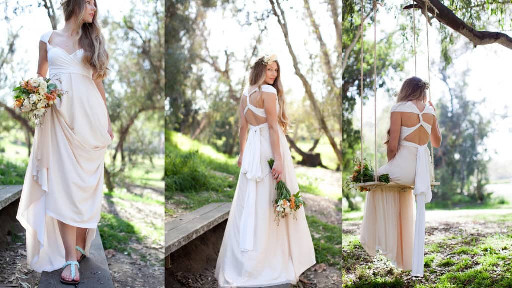 Coralie Beatrix Infinity Wrap Wedding Dress