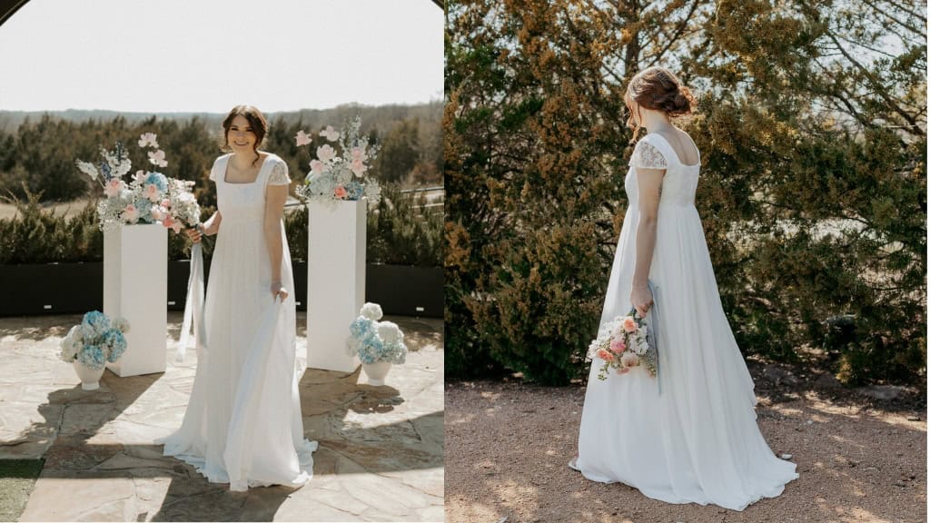 Jasmine Empire Waist Wedding Dress