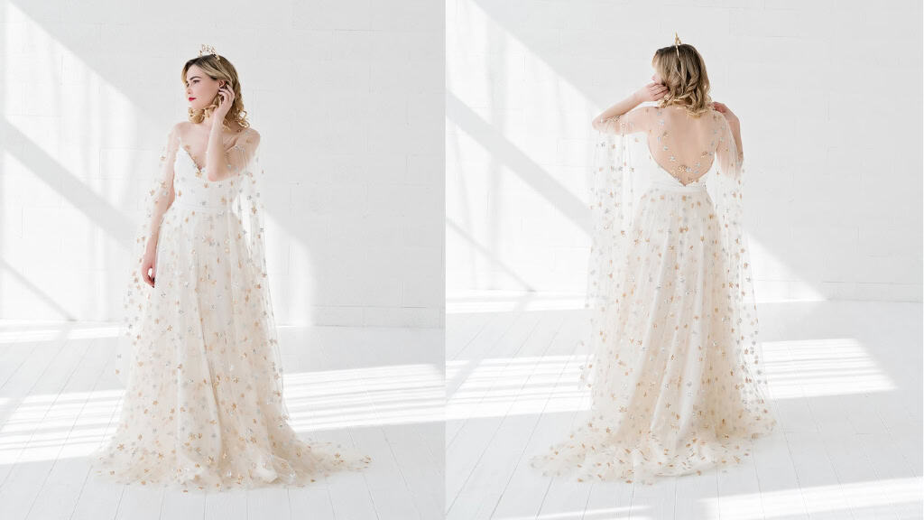 Estelle Celestial Satin Wedding Dress