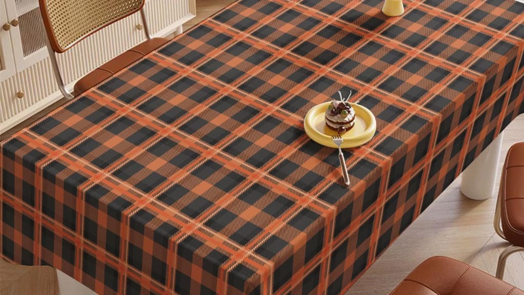 Autumn Buffalo Plaid Tablecloth