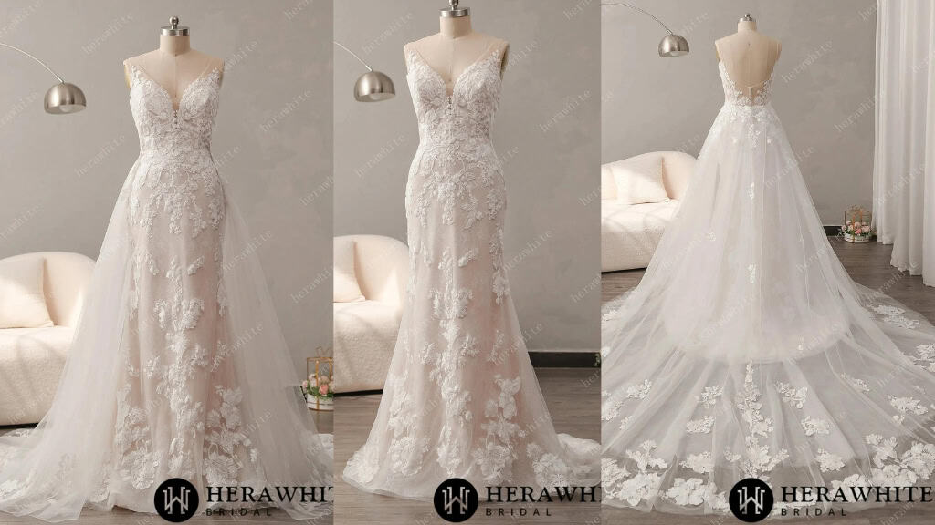 Glitter Tulle A-line Wedding Dress