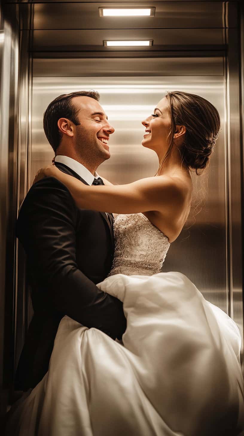 Groom Lifting Bride