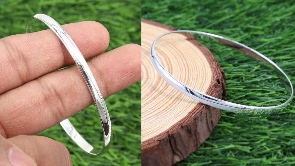 Handmade Solid Sterling Silver Bangle