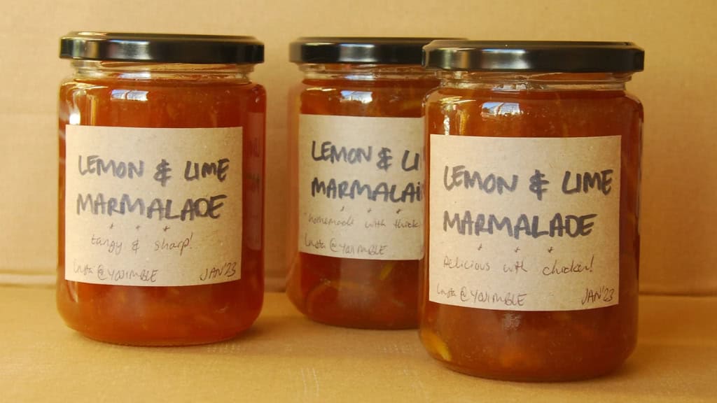 Homemade Lemon Marmalade