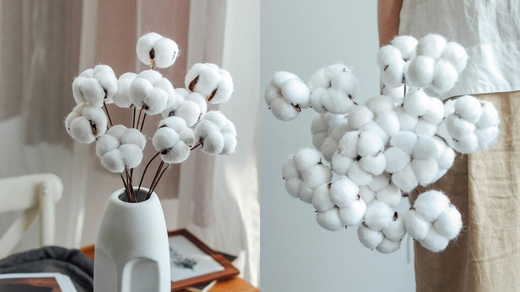 Handmade Large Cotton Branches Set