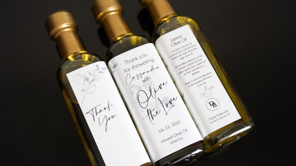 Amalfi Lemon Olive Oil Favors