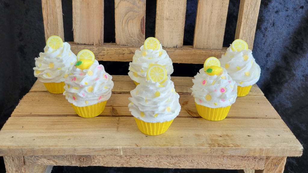 Lemon Theme Handmade Cupcake Set