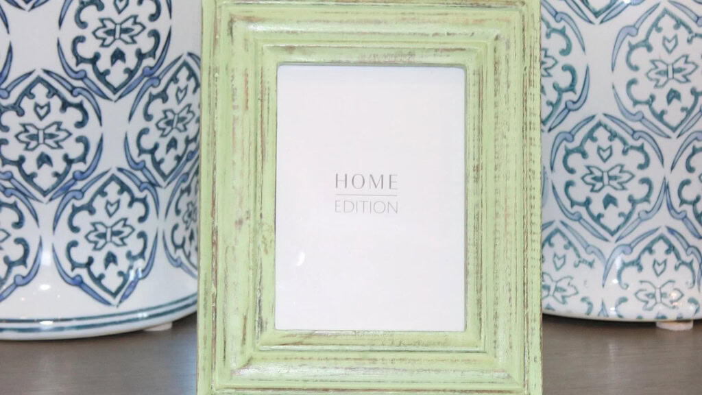 Lime Green Wooden Picture Frame