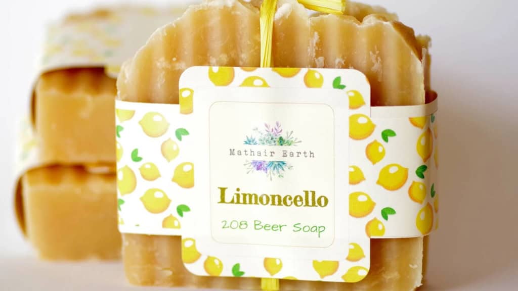 Mathair Earth Limoncello Beer Soap