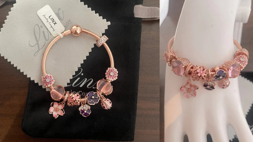 Linx Rose Gold Snake Chain Bracelet