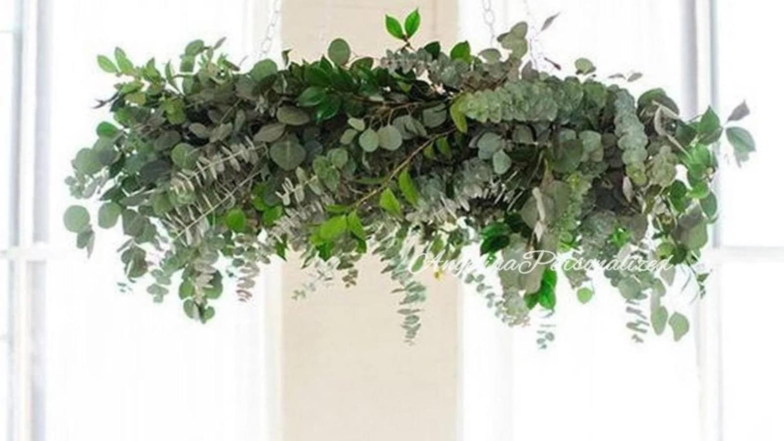 Luxury Lush Greenery Ceiling Décor