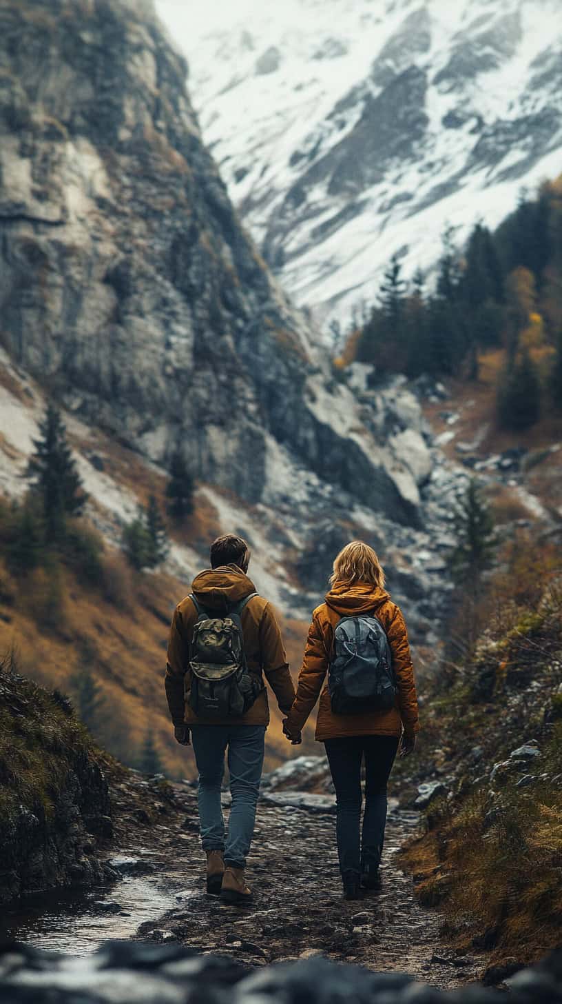 Matching Jackets on the Trails