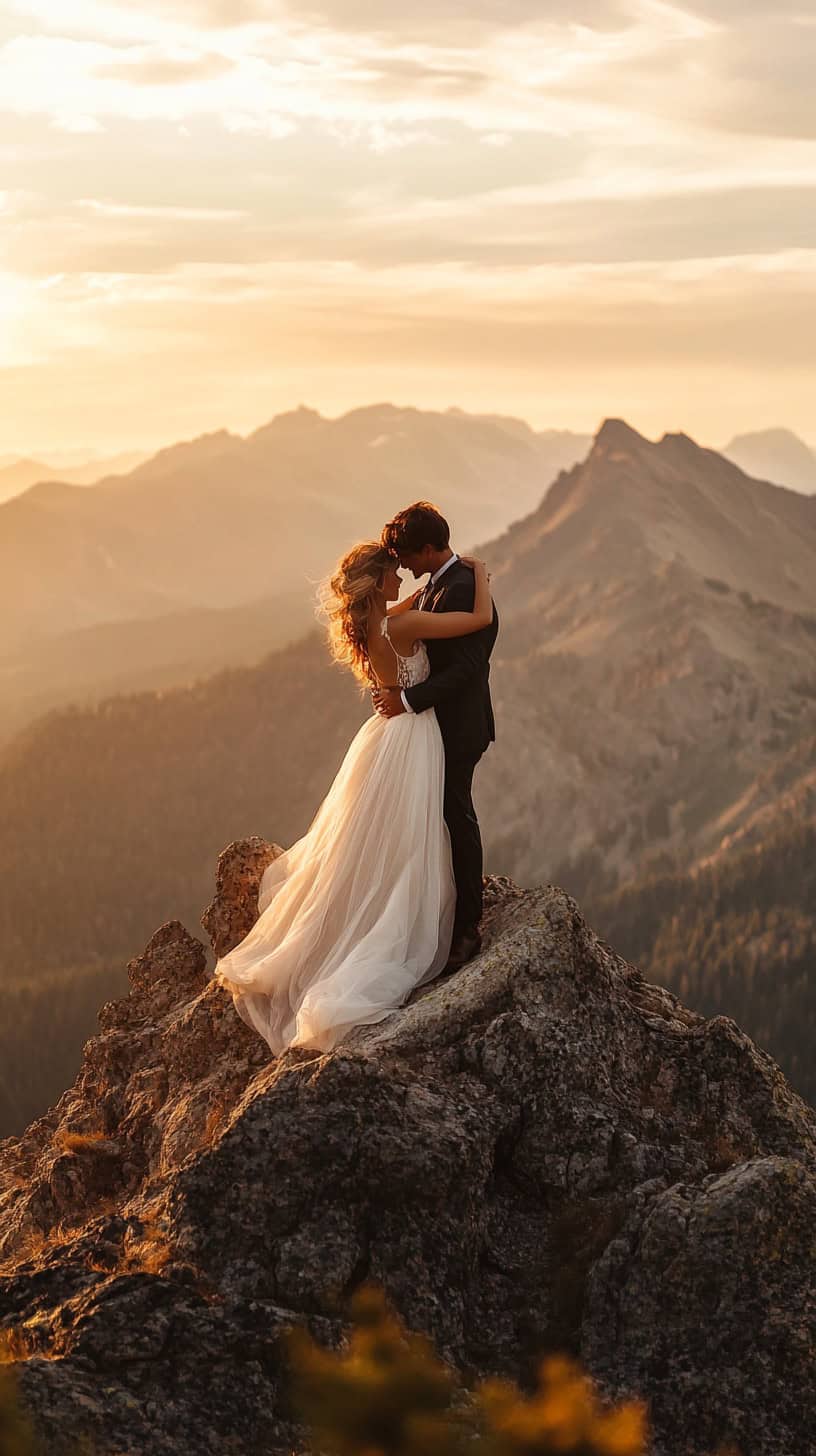 Mountain Top Embrace
