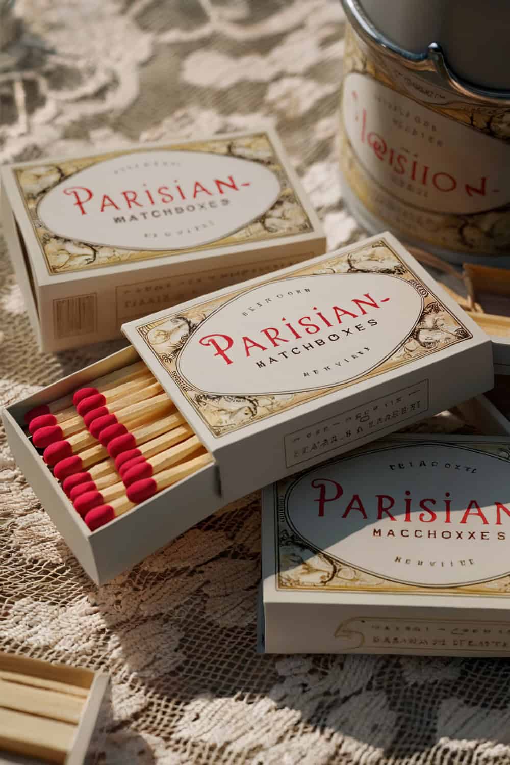 Parisian-Inspired Matchboxes