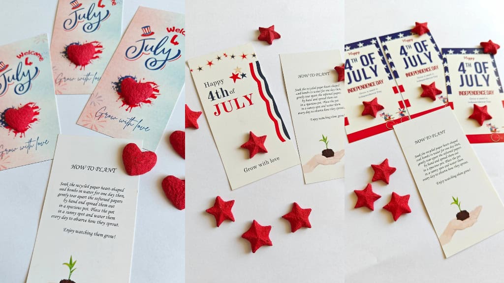 Plantable Seed Bomb Card Gift Set