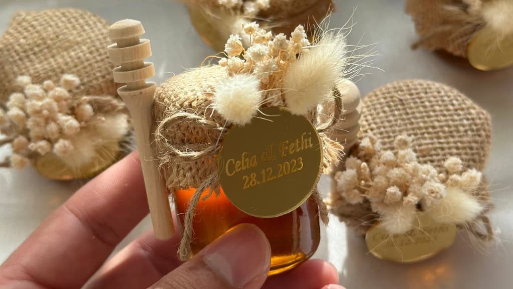 Personalized Honey Wedding Favors