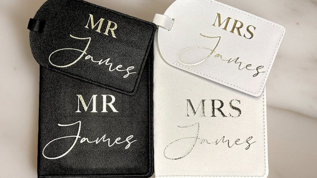 Personalized Luggage Tags & Passport Covers