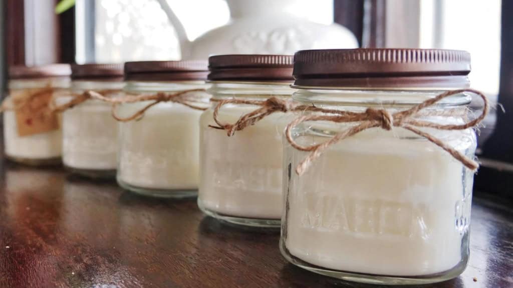 Personalized Mason Jar Soy Candle