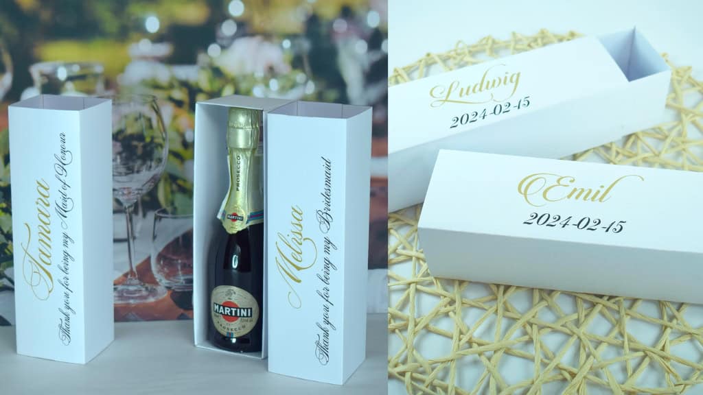 Personalized Mini Champagne Gift Box