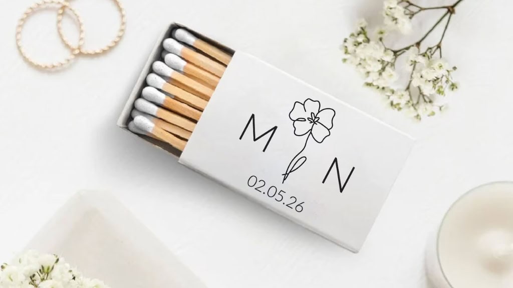 Personalized Wedding Matchboxes