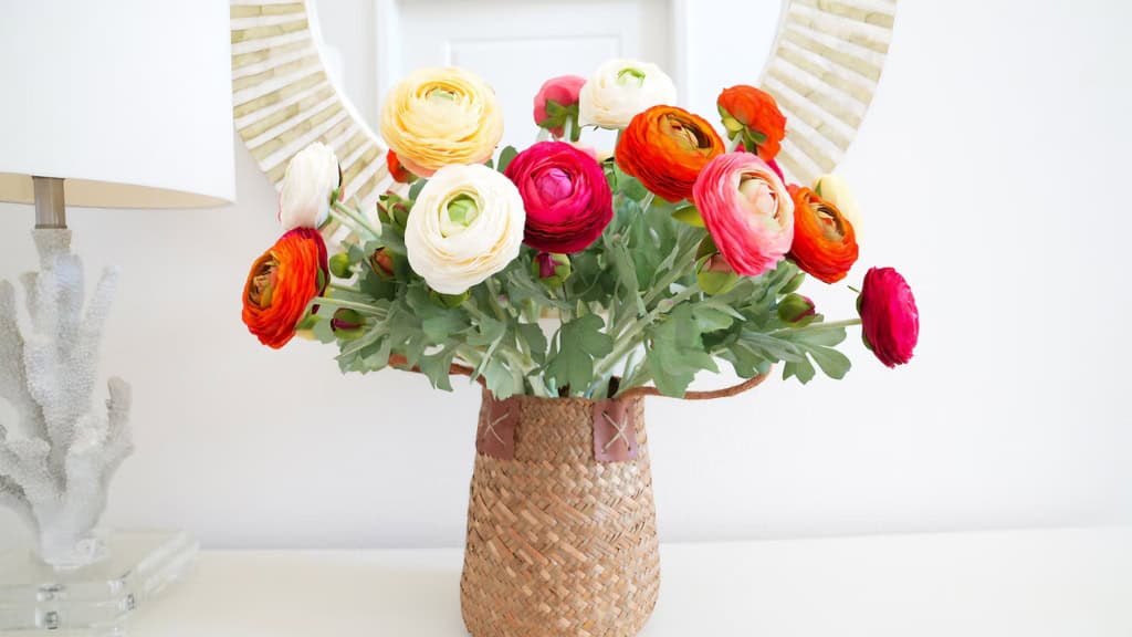 Real Touch Ranunculus Floral Arrangement