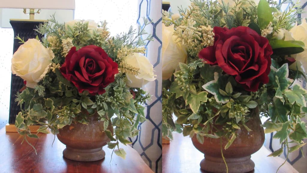 Rose Garden Bouquet Centerpiece