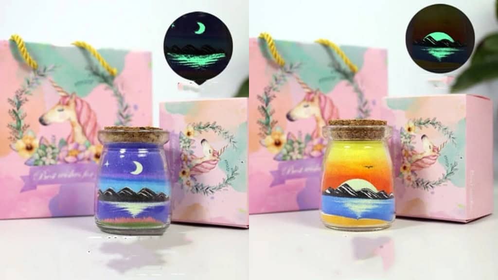 Handmade Pet Sand Painting Bottle