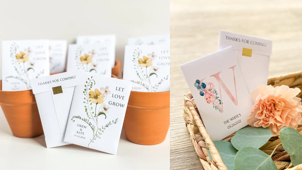 Let Love Grow Wildflower Seed Packets