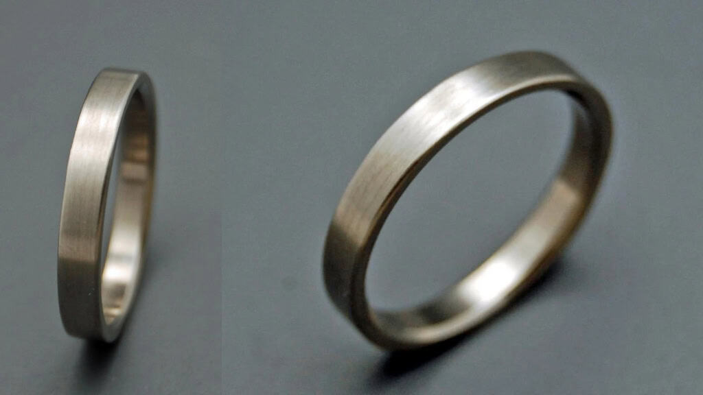 Sleek Titanium Wedding Ring