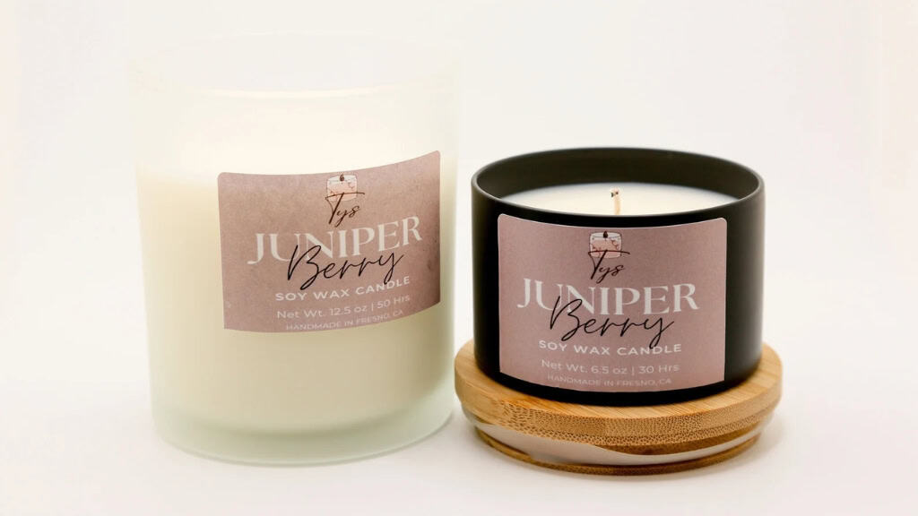 Soy Juniper Berry Scented Candle