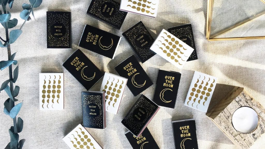 Under the Stars Wedding Matchbox